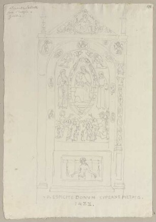 Altar in der Klosterkirche Monte l'Abbate aus dem 15. Jahrhundert