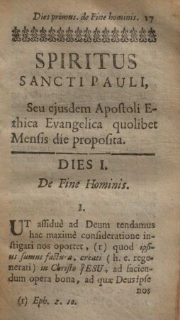Spiritus sancti Pauli ...