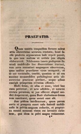 De prolapsu funiculi umbilicalis : diss. inaug. obstetric.