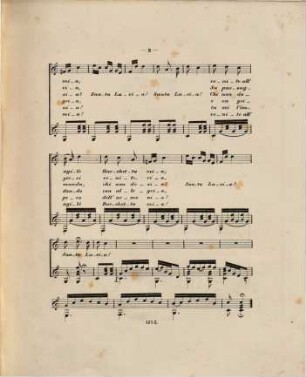 Erato : Auswahl beliebter Gesänge mit leichter Begleitung der Guitarre, 18. Santa Lucia! : neapolitan. Volkslied ; ital. u. deutsch