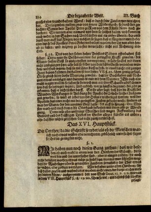 Das XVI. Hauptstück.