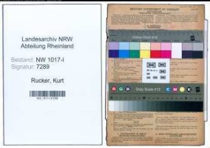 Entnazifizierung Kurt Rucker , geb. 18.06.1894 (Kaufmaennischer Angestellter)