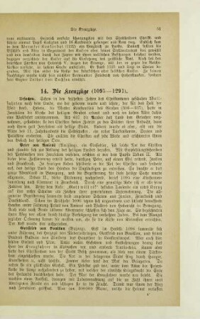 14. Die Kreuzzüge (1095-1291)