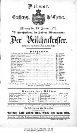 Der Veilchenfresser