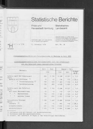 Straßenverkehrsunfälle mit Personenschaden in Hamburg im Juli 1978 : Lfd. Nr. 36