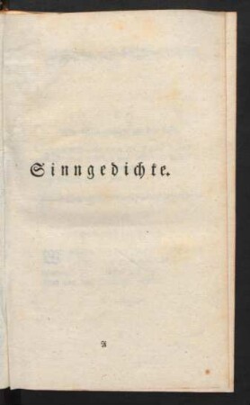 Sinngedichte