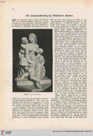 Die Jahresausstellung der Düsseldorfer Künstler