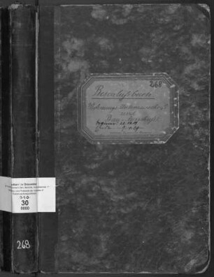 Beschlussbuch des Wohnungs- und Bauausschusses