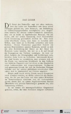 Das Leder