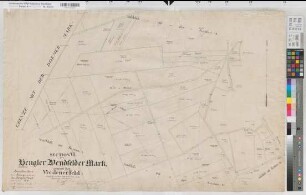 Stadtlohn (Stadtlohn), Teilung der Hengeler und Wendfelder Mark, Sektion 6 Brouillonkarte Vredener Feld