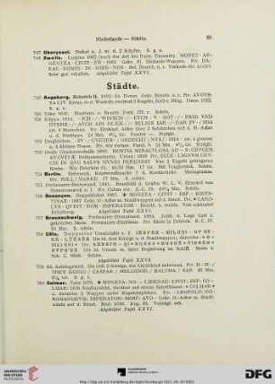 Städte (Nr. 749-805)
