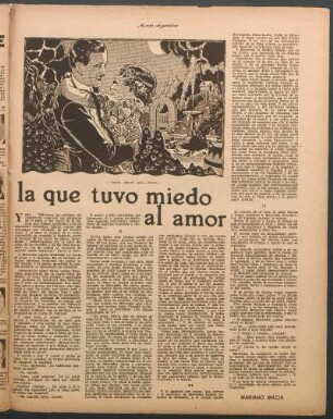La que tuvo miedo al amor