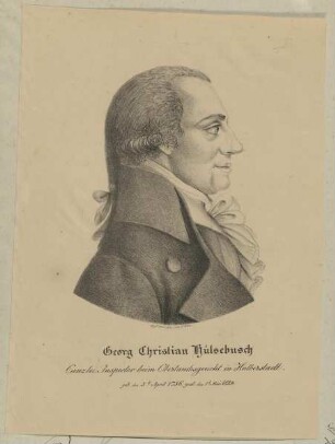 Bildnis des Georg Christian Hülsebusch