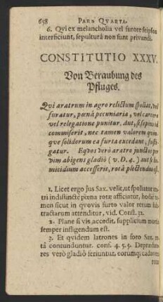Constitutio XXXV.