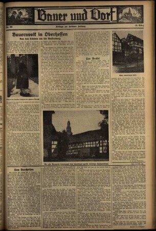Zweite Ausgabe vom Donnerstag, den 19. März 1936.