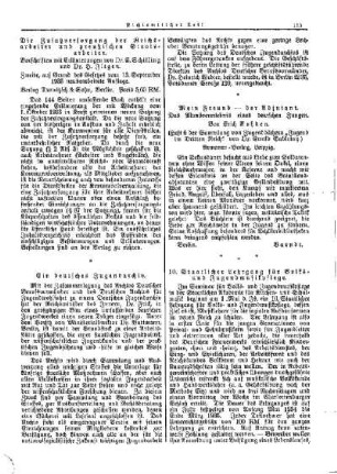 10. Staatlicher Lehrgang für Volks- und Jugendmusikpflege : [Nichtamtlicher Teil]