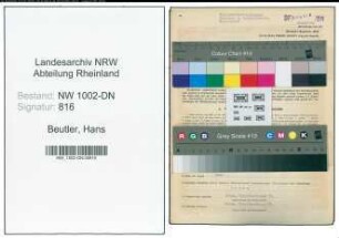 Entnazifizierung Hans Beutler, geb. 05.09.1897 (Geschaeftsfuehrer)