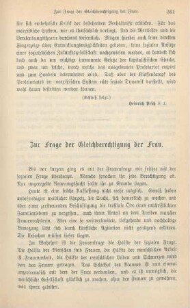 361-377 Zur Frage der Gleichberechtigung der Frau
