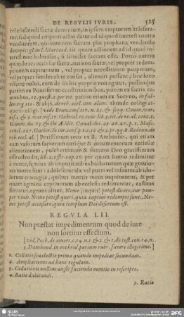 Regula LII. Non praestat impedimentum quod de jure non fortitur effectum