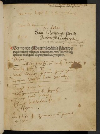 Sermones de tempore et de sanctis