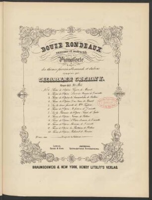 No. 4: Thème de l'opéra: Don Juan, de Mozart : oeuv. 618 no. 4