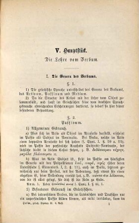Anleitung zum Uebersetzen aus dem Deutschen ins Griechische, 2. Elementarbuch der griechischen Syntax