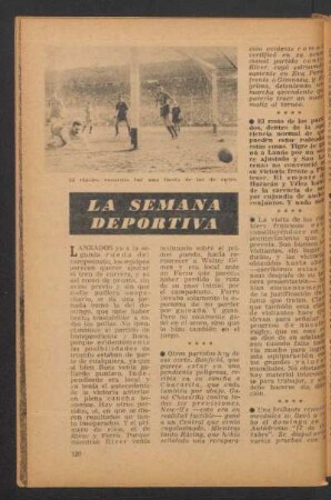 La semana deportiva