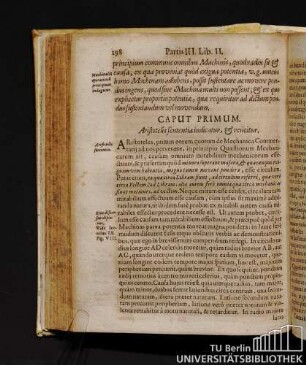 Caput Primum. Aristotelis sententia indicatur, & reiicitur.
