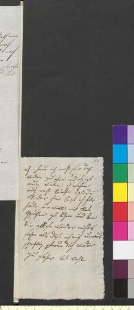 Brief von Vulpius (Goethe), Christiane an Goethe, Johann Wolfgang von