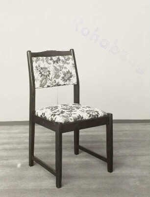 Stuhl mit gepolsterter Sitzfläche und Rückenlehne (Modell SK 24)