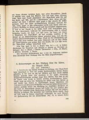 8. Erinnerungen an den Rückzug über die Aisne