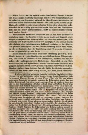 Mikroskopische Untersuchung einiger Basalte Badens : Separat-Abdruck aus dem Neuen Jahrbuch für Mineralogie etc. 1873