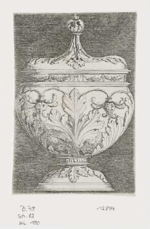 Deckelbecher mit Akanthus, Blatt 5 der Folge "Prunkgefäße"