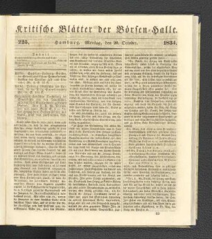 225. 20. Oktober 1834