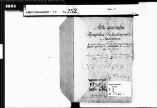 Belegakte zu dem Zivilstandsregister der Juden der Gemeinde Rietberg, Kreis Wiedenbrück mit den Orten Kaunitz, Mastholte, Moese, Neuenkirchen, Rietberg, Stromberg, Verl (GHT 1847-1857)