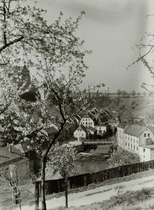 Bautzen, Blick vom Schützenplatz nach Westen