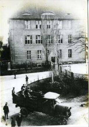 Reichswehr in Eisleben während der Märzkämpfe 1921