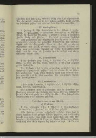 J. Das Konservieren von Fleisch