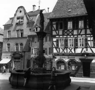 Marktbrunnen : Marktbrunnen. Weinheim, Marktplatz
