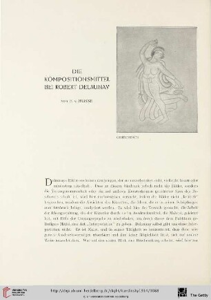 Die Kompositionsmittel bei Robert Delaunay