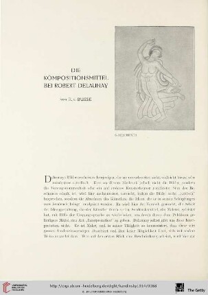 Die Kompositionsmittel bei Robert Delaunay