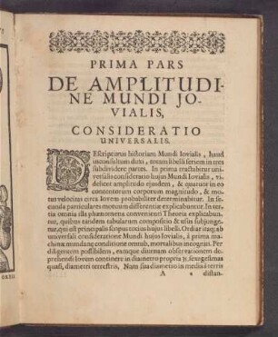 Consideratio Universalis.