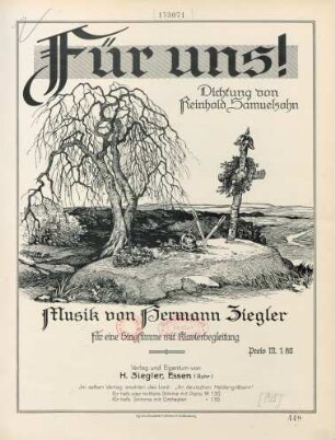 Für uns! : Für eine Singstimme mit Klavierbegleitung