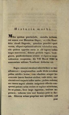 Diss. inaug. diabeten nuper observatum exhibens