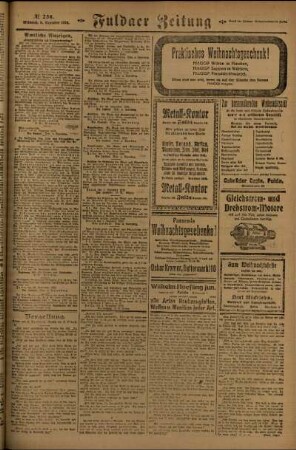 Zweite Ausgabe vom Mittwoch, den 08. Dezember 1920.