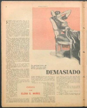 Demasiado amigas : Cuento por Elena S. Muñoz