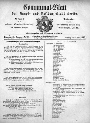 1880,22: No. 22, 30. Mai 1880