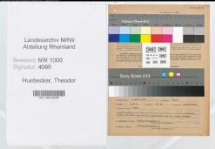 Entnazifizierung Theodor Huebecker, geb. 07.04.1904 (Bauinspektor)