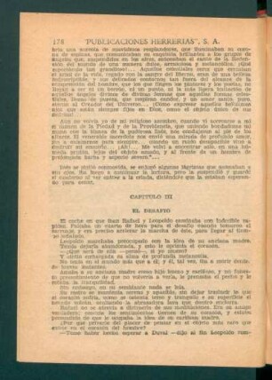 Capítulo III - El desafío