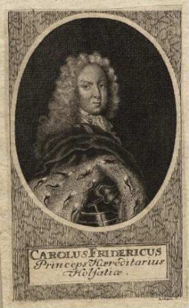 Bildnis von Karl Friedrich (1700-1739) Herzog von Schleswig-Holstein-Gottorf